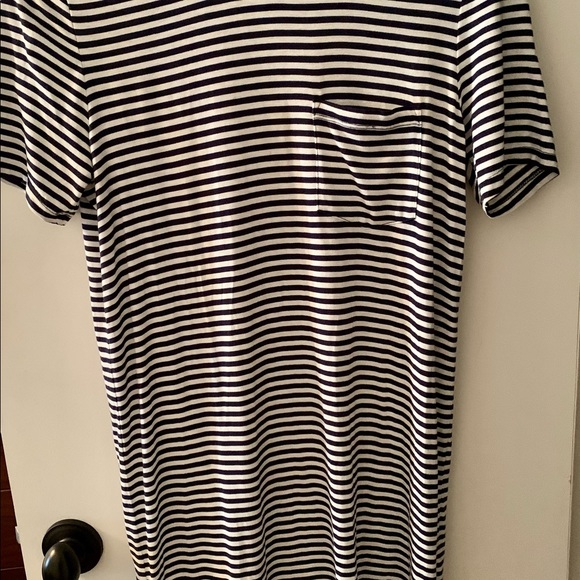 Roots navy and white striped tshirt dress - Picture 2 of 4